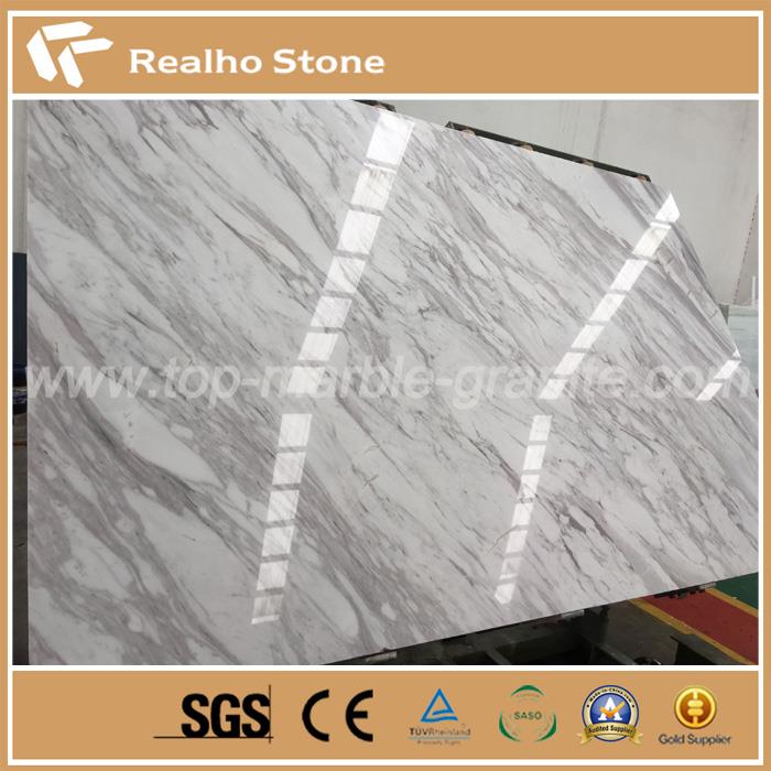 Volakas White Marble Slab for Kitchen Countertops Volakas White Marble Slab for Kitchen Countertops