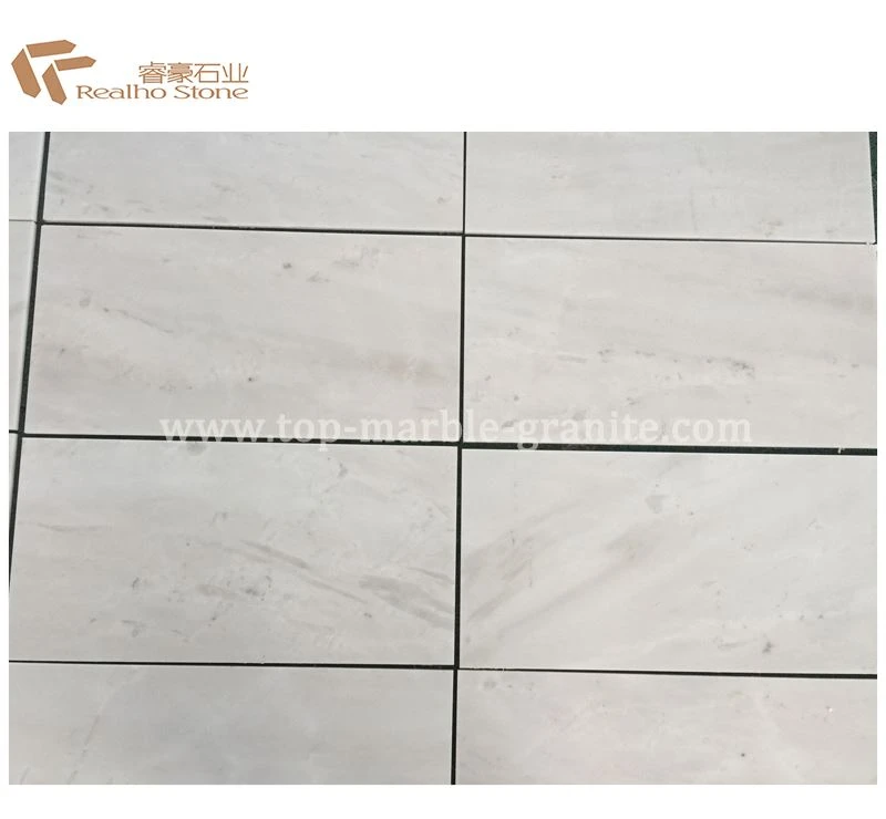 White Marble Bathroom Floor Tiles