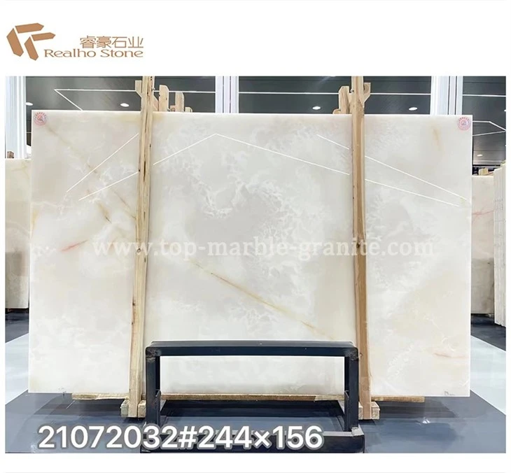 White Onyx marble Slabs