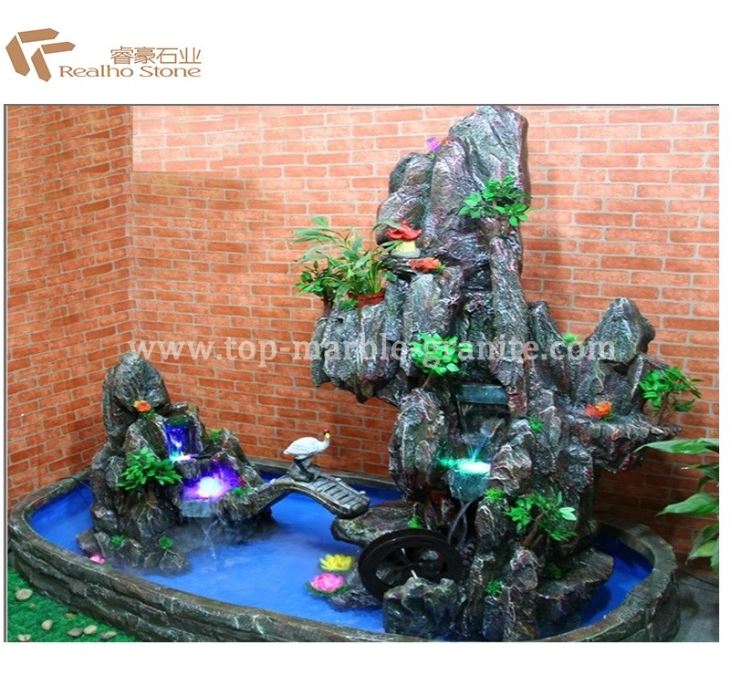artificial stone small water fountain