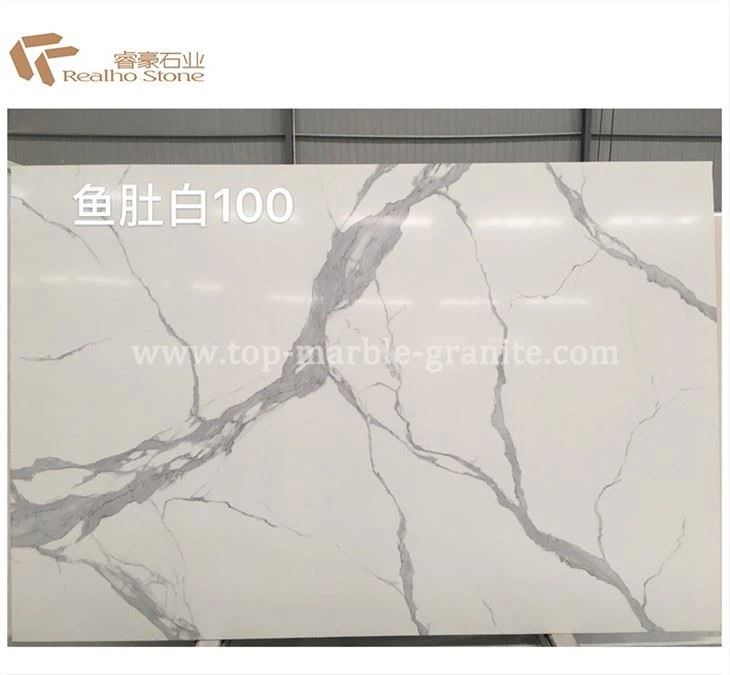 Calacatta White Marble Artificial Slab