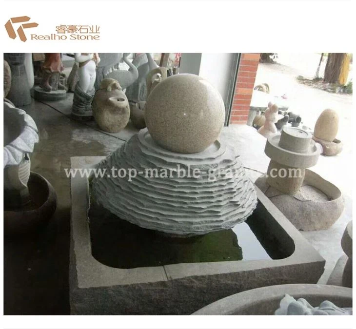 Granite Ball Fountain Decoration