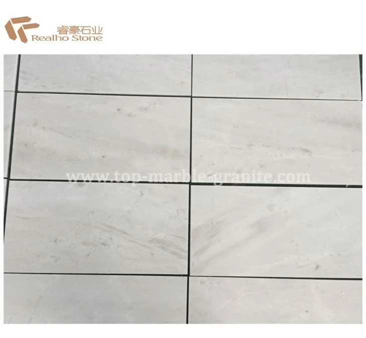 White Marble Bathroom Floor Tiles