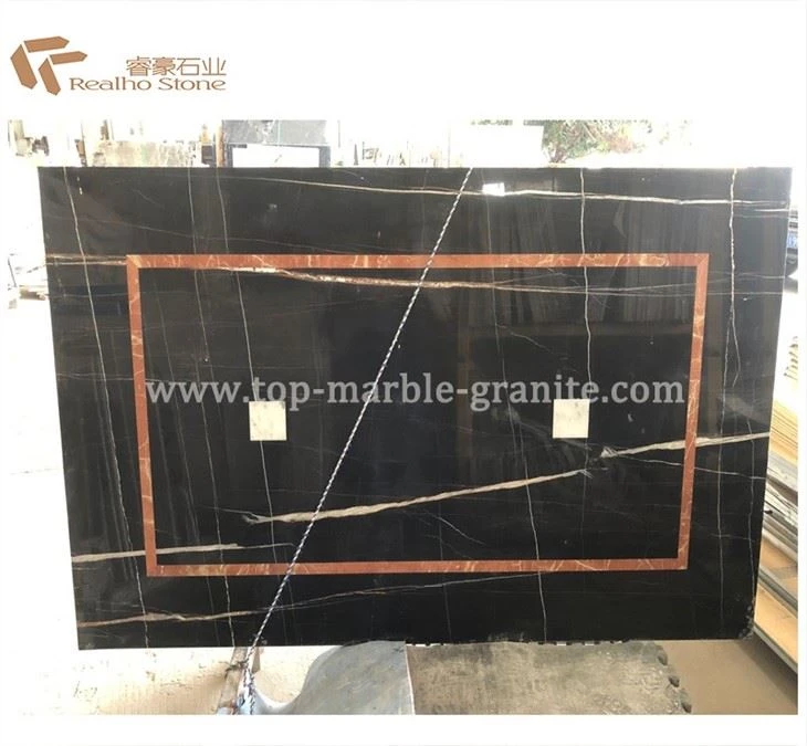 NERO DORATO MARBLE TABLE TOP