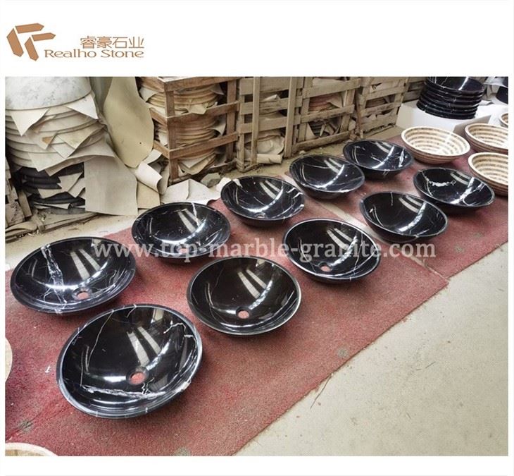Black Marquina Basins