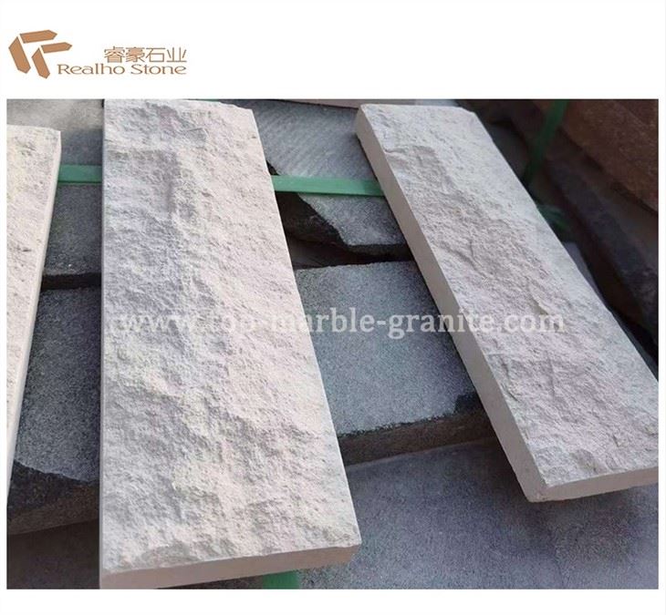 White limestone tile